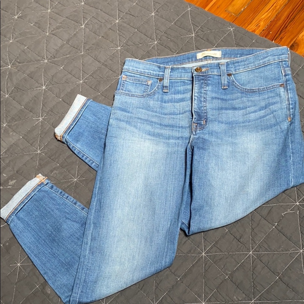 Madewell 9” high rise skinny crop 30